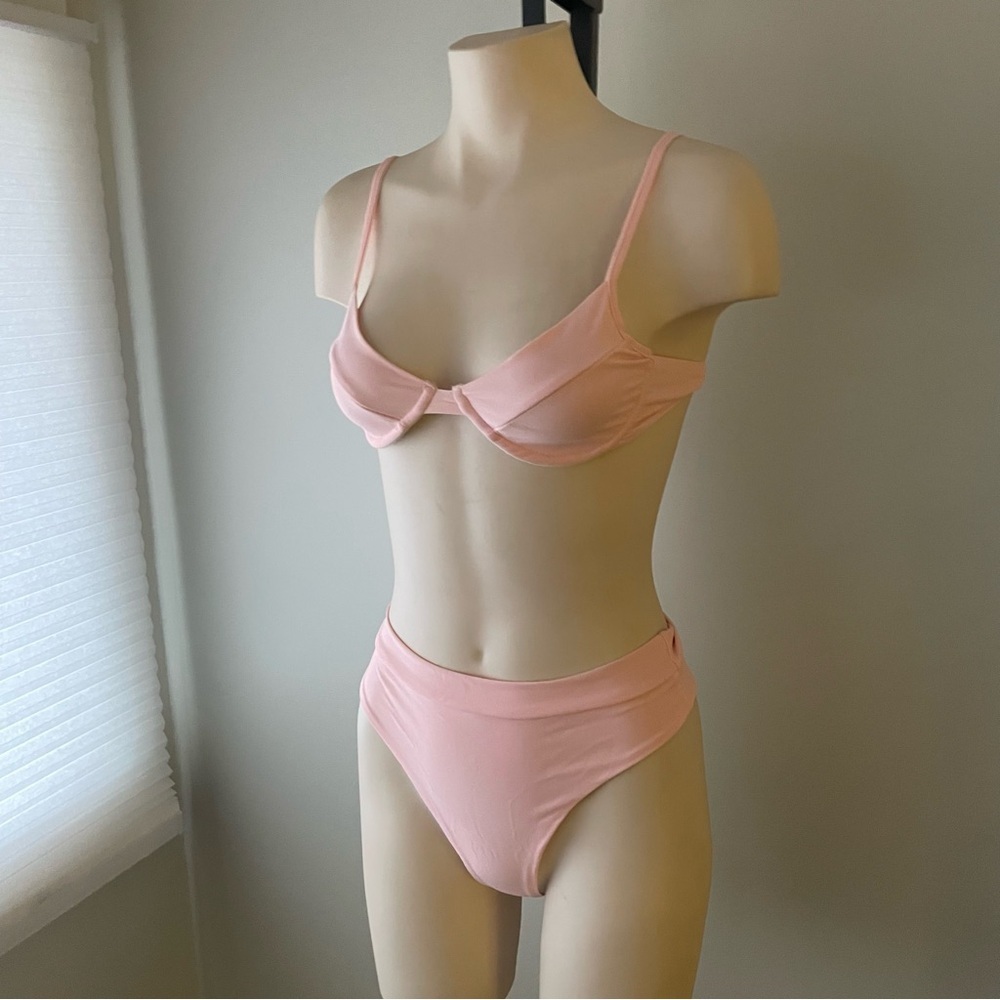 Princess Polly Cheeky Pink Push Up Bikini Skimpy Set Swim Swimwear Size 4 Small - Picture 5 of 7